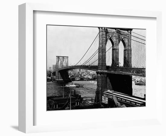 Brooklyn Bridge, New York-null-Framed Photographic Print