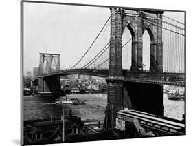 Brooklyn Bridge, New York-null-Mounted Photographic Print