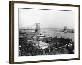 Brooklyn Bridge, New York-null-Framed Photographic Print