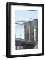 Brooklyn Bridge. New York.-Tom Norring-Framed Photographic Print