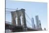Brooklyn Bridge, New York.-Tom Norring-Stretched Canvas