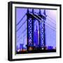 Brooklyn Bridge, New York-Tosh-Framed Art Print