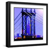 Brooklyn Bridge, New York-Tosh-Framed Art Print