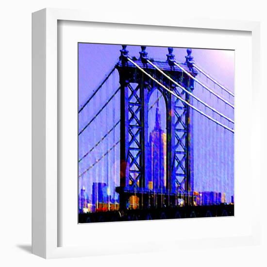 Brooklyn Bridge, New York-Tosh-Framed Art Print