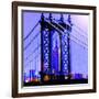 Brooklyn Bridge, New York-Tosh-Framed Art Print