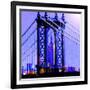 Brooklyn Bridge, New York-Tosh-Framed Art Print