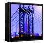 Brooklyn Bridge, New York-Tosh-Framed Stretched Canvas