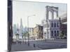 Brooklyn Bridge, New York-Julian Barrow-Mounted Giclee Print