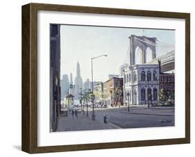 Brooklyn Bridge, New York-Julian Barrow-Framed Giclee Print