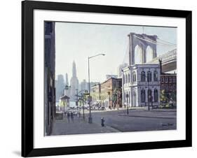 Brooklyn Bridge, New York-Julian Barrow-Framed Giclee Print