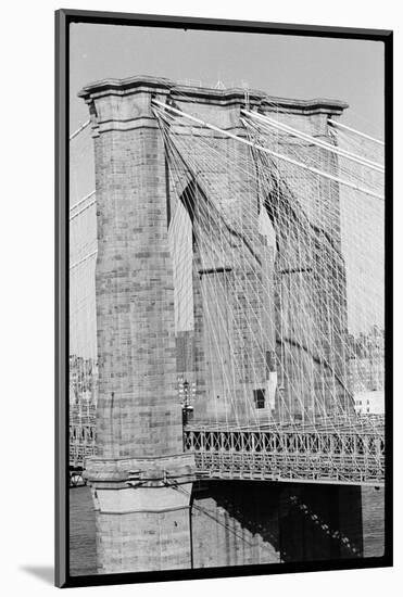 Brooklyn Bridge no.4-Alfred Eisenstaedt-Mounted Photographic Print