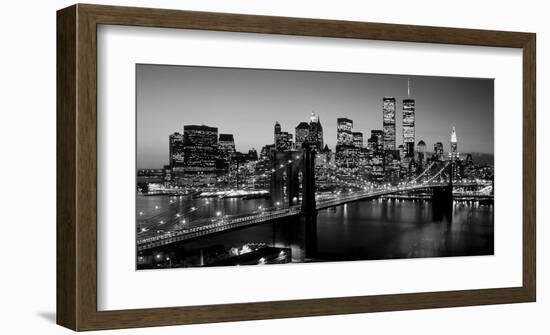 Brooklyn Bridge, NYC-Richard Berenholtz-Framed Art Print