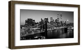 Brooklyn Bridge, NYC-Richard Berenholtz-Framed Art Print