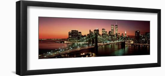 Brooklyn Bridge, NYC-Richard Berenholtz-Framed Art Print