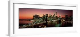 Brooklyn Bridge, NYC-Richard Berenholtz-Framed Art Print