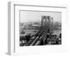 Brooklyn Bridge over East River and Surrounding Area-A. Loeffler-Framed Photographic Print