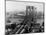 Brooklyn Bridge over East River and Surrounding Area-A. Loeffler-Mounted Photographic Print