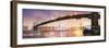 Brooklyn Bridge Pano 1-Moises Levy-Framed Photographic Print