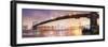 Brooklyn Bridge Pano 1-Moises Levy-Framed Photographic Print