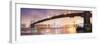 Brooklyn Bridge Pano 1-Moises Levy-Framed Photographic Print