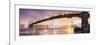 Brooklyn Bridge Pano 1-Moises Levy-Framed Photographic Print