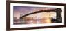 Brooklyn Bridge Pano 1-Moises Levy-Framed Photographic Print