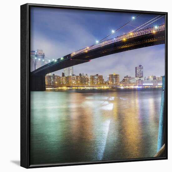 Brooklyn Bridge Pano 2 2 of 3-Moises Levy-Framed Photographic Print