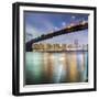 Brooklyn Bridge Pano 2 2 of 3-Moises Levy-Framed Photographic Print