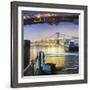 Brooklyn Bridge Pano 2 3 of 3-Moises Levy-Framed Photographic Print