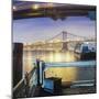 Brooklyn Bridge Pano 2 3 of 3-Moises Levy-Mounted Photographic Print