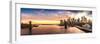 Brooklyn Bridge Panorama at Sunset-null-Framed Photographic Print