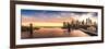 Brooklyn Bridge Panorama at Sunset-null-Framed Photographic Print