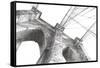 Brooklyn Bridge Panorama-Ethan Harper-Framed Stretched Canvas