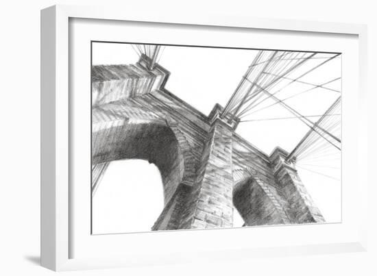 Brooklyn Bridge Panorama-Ethan Harper-Framed Art Print