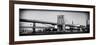 Brooklyn Bridge - Panoramic Lanscape - Manhattan - New York City - United States-Philippe Hugonnard-Framed Photographic Print