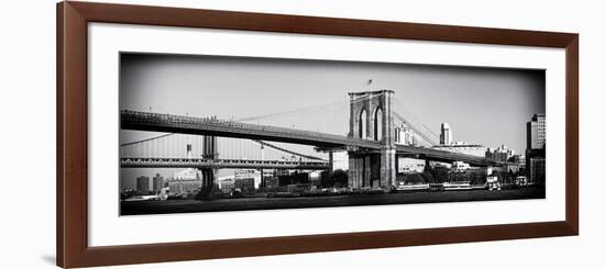 Brooklyn Bridge - Panoramic Lanscape - Manhattan - New York City - United States-Philippe Hugonnard-Framed Photographic Print