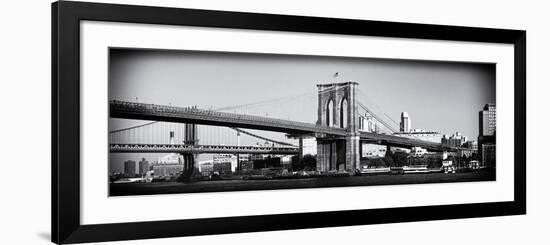 Brooklyn Bridge - Panoramic Lanscape - Manhattan - New York City - United States-Philippe Hugonnard-Framed Photographic Print