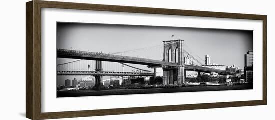 Brooklyn Bridge - Panoramic Lanscape - Manhattan - New York City - United States-Philippe Hugonnard-Framed Photographic Print