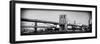 Brooklyn Bridge - Panoramic Lanscape - Manhattan - New York City - United States-Philippe Hugonnard-Framed Photographic Print