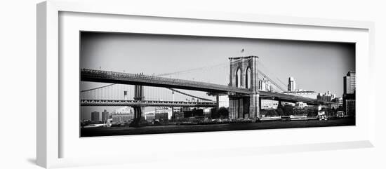 Brooklyn Bridge - Panoramic Lanscape - Manhattan - New York City - United States-Philippe Hugonnard-Framed Photographic Print