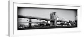 Brooklyn Bridge - Panoramic Lanscape - Manhattan - New York City - United States-Philippe Hugonnard-Framed Photographic Print
