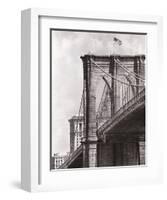 Brooklyn Bridge Perspective-Phil Maier-Framed Art Print