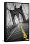 Brooklyn Bridge - Pop-Moises Levy-Framed Stretched Canvas