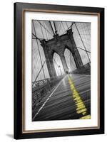 Brooklyn Bridge - Pop-Moises Levy-Framed Photographic Print