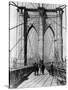 Brooklyn Bridge Promenade, 1898-Science Source-Stretched Canvas