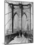 Brooklyn Bridge Promenade, 1898-Science Source-Mounted Giclee Print