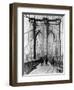 Brooklyn Bridge Promenade, 1898-Science Source-Framed Giclee Print