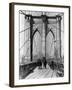 Brooklyn Bridge Promenade, 1898-Science Source-Framed Giclee Print