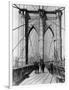 Brooklyn Bridge Promenade, 1898-Science Source-Framed Giclee Print