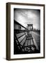 Brooklyn Bridge Promenade-Jessica Jenney-Framed Giclee Print